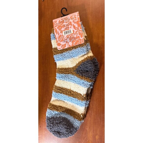 Womens Carnival Super Soft Slipper Socks 1 Size Striped Warm HM552 I pair NWT - Picture 2 of 7